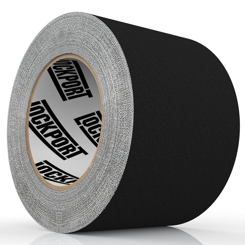 Lockport Black Gaffers Tape 3 inch x 45 Yards - Pro Black Gaff Tape - No Residue, Water Resistant, Non- Reflective, Easy Tear - Multipurpose - Image 1